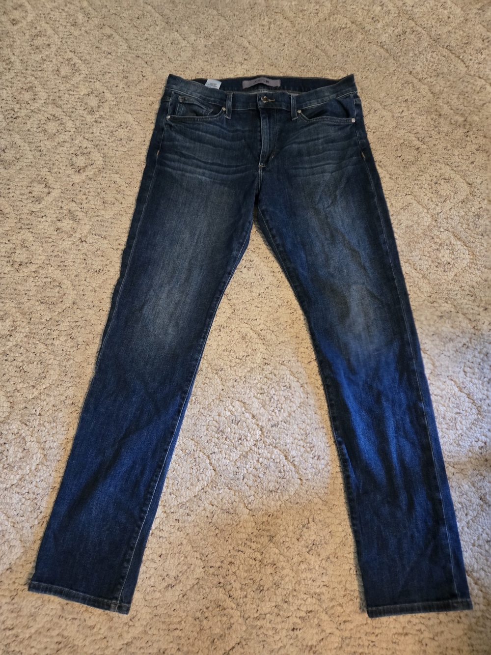 Joe's Jeans Men's Straight Dark Blue Denim Slim 34